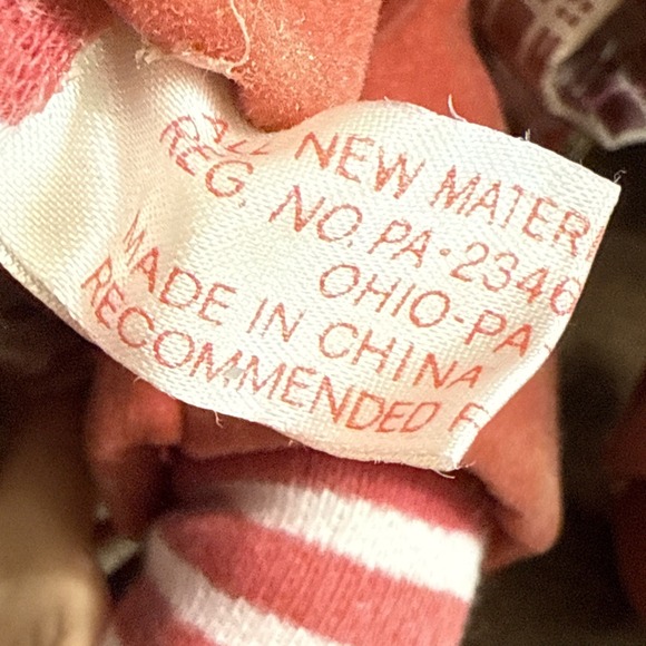 VTG 1954 Santa Pixie Elf Shelf Sitter Doll Christmas Tree Ornaments Decor Set/2 - Picture 7 of 8